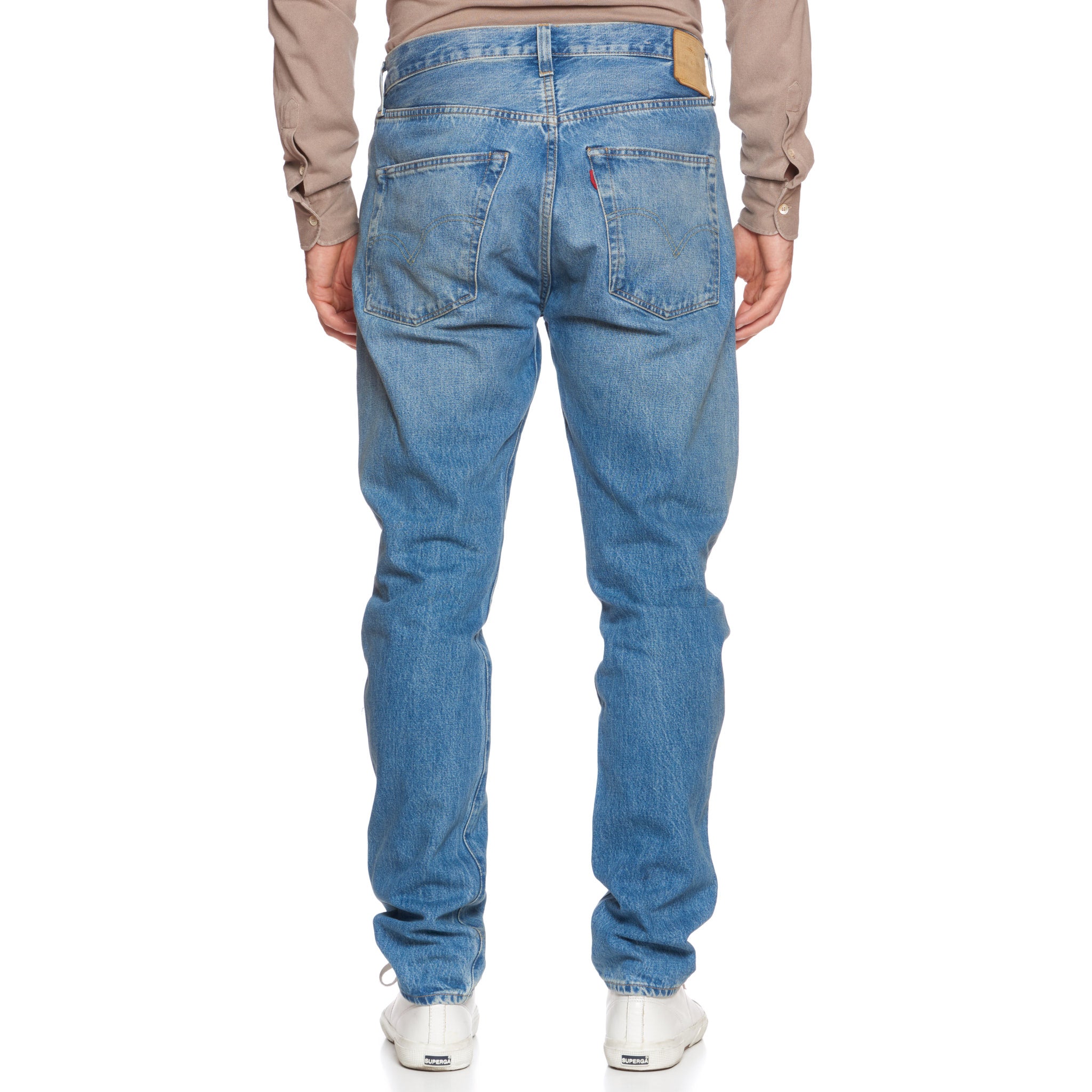 Vintage LEVI'S 501XX Blue Denim Slim Straight Fit Jeans Pants W34 L32