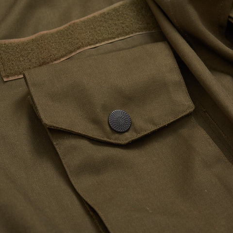 Vintage M.C.M Italian Army Rome 80s Green Cotton Military Field Jacket EU 50 M