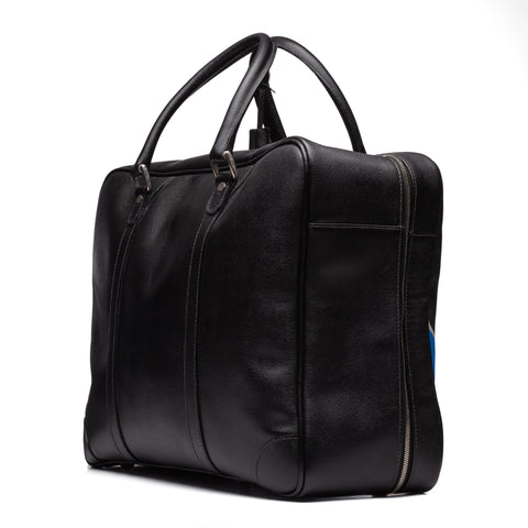 Ultra Rare GOYARD Paris Handmade Black Leather Carry-On Travel