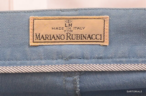 RUBINACCI Napoli Blue Cotton Jeans Pants EU 46 NEW US 30 Straight Classic Fit - SARTORIALE - 3